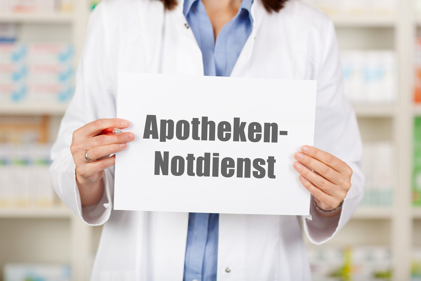 Notdienstplan der Apotheken anschauen